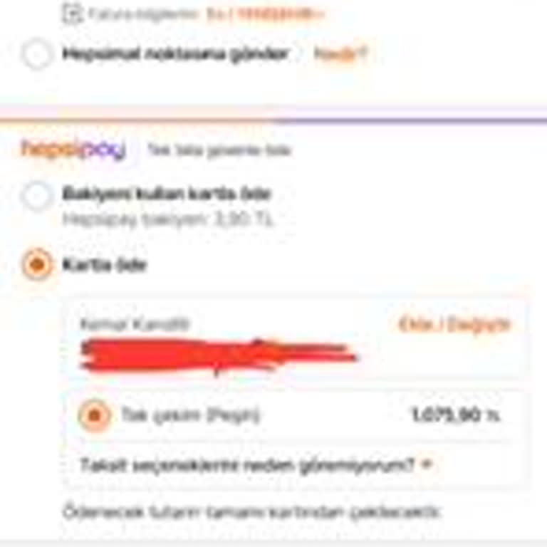 Hepsiburada "işleminiz Onaylanmadı Ref001" Hatasına Çözüm Bulamıyor.