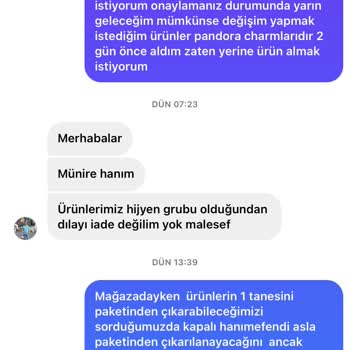 Toptan Takı Aksesuar Mağazada İade Ve Değişim Sorunu Yaşadım