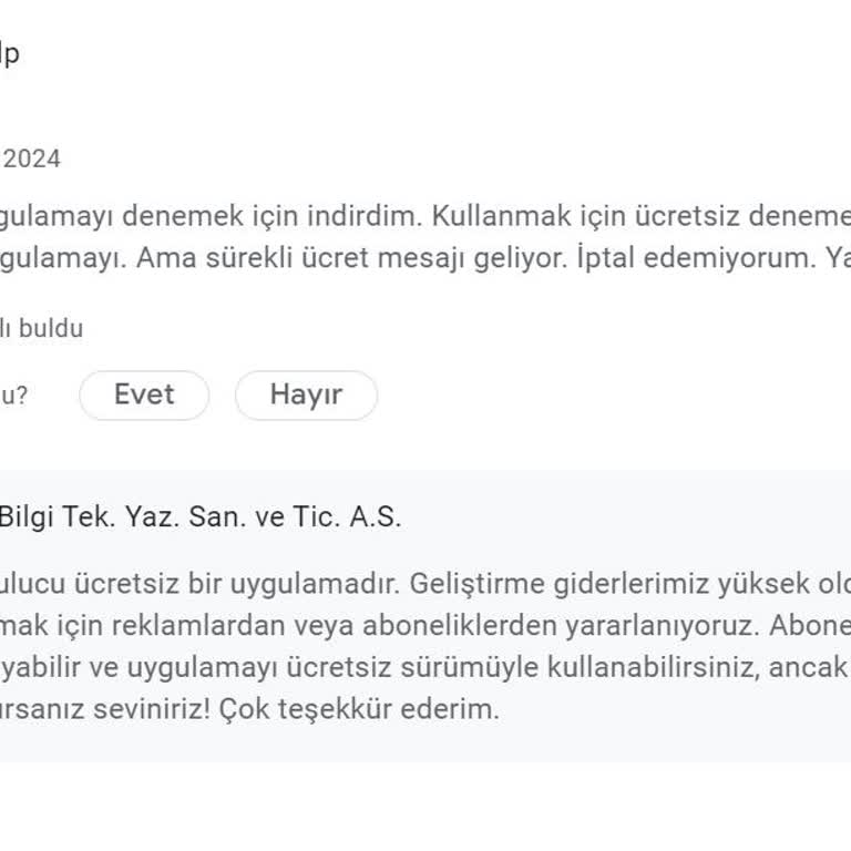 Google Play Kıble Bulma Pusulası %100 App'de Aboneliğin İptal Edilememesi