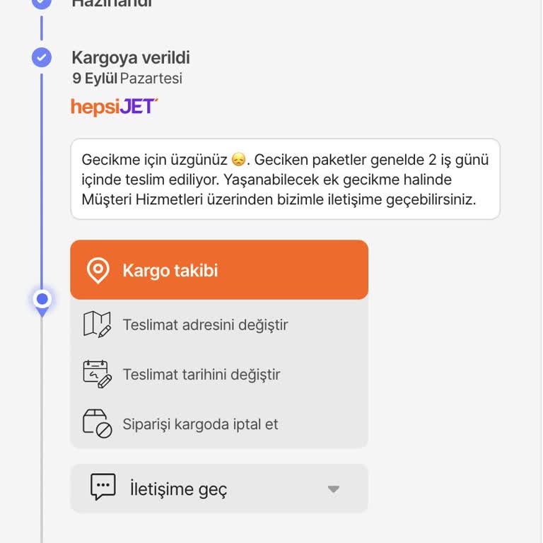 Kargomun Elime Ulaşmaması İçin Emeği Geçen Hepsijet