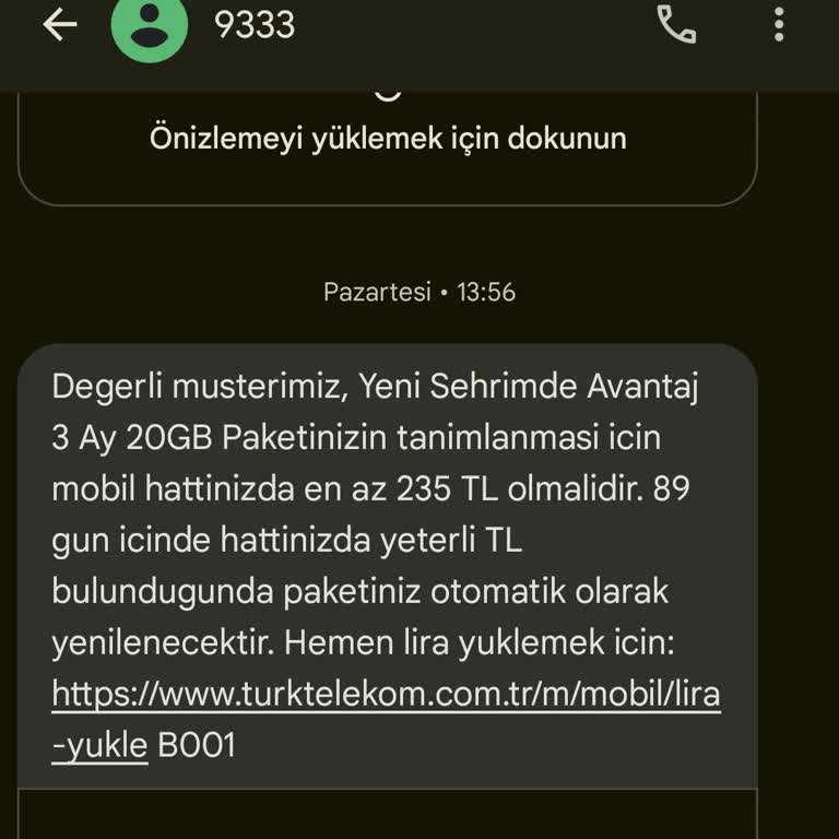 Türk Telekom Mağduriyeti Paket Yüklememe Sorunu