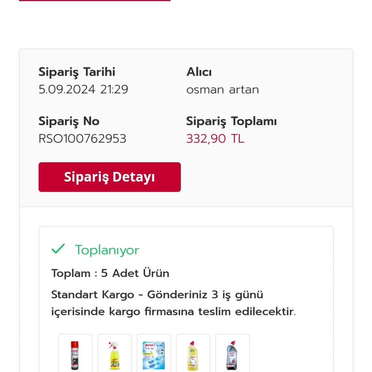 Rossmann Ürünlerimi 8 Gündür Kargolayamadı
