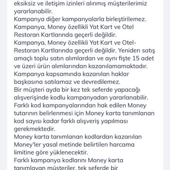 Migros Money Kampanya Sorunu
