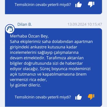 TurkNet 13 Gündür İnternet Sorunu Çözülmüyor Ve Yanıltıcı Bilgi Veriliyor