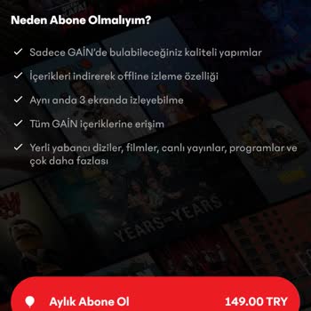 Gain Giriş Yapılamaması Sebebiyle