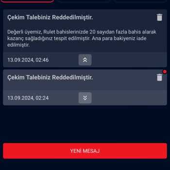 Vaycasino Kazandığım Paranın Haksız İptali Ve Destek Eksikliği