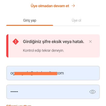 Hepsiburada Hesabıma Giriş Yapamıyorum!