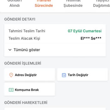 Trendyol Express İzmir İncir Transfer Merkezi