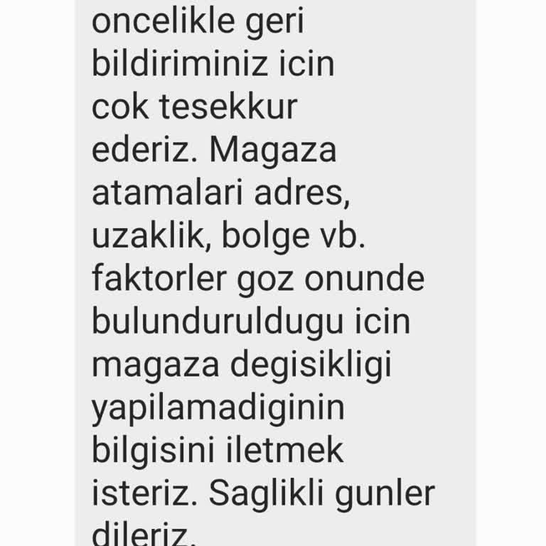 Meydan AVM Migros Sanal Market Şikayeti