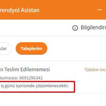 Trendyol Siparişim Teslim Edilmedi Ve Müşteri Hizmetleri Yetersiz