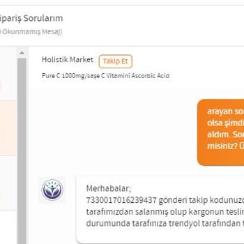 Trendyol Siparişim Teslim Edilmedi Ve Müşteri Hizmetleri Yetersiz