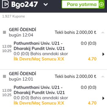 Bahigo Bahis Sitesinde Haksız Geri Ödeme Ve Maç Uzatma Sorunu