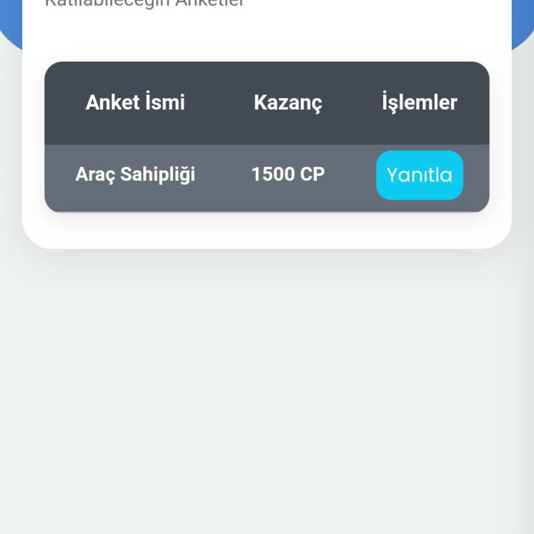 Anketcepte Anketleri Error Hatası Bakiye Yansıtılmaması Sorunu