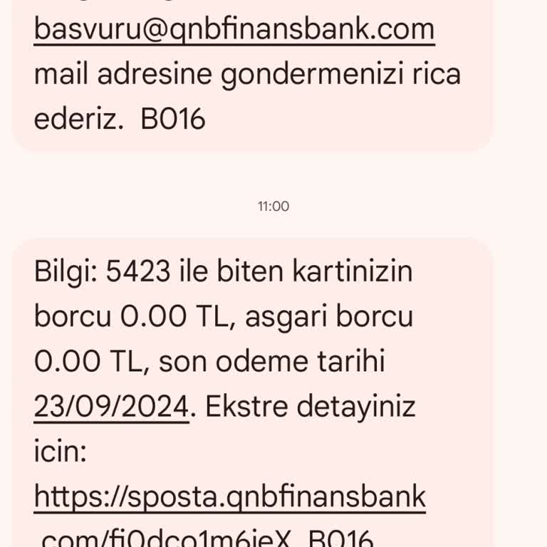 QNB Finansbank Teslim Edilmeyen Kredi Kartı