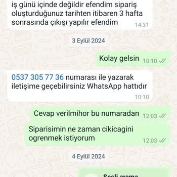 A101 Ve Tiamob Firmasının Mağdur Etmesi Ürün Sipariş Etmeyin