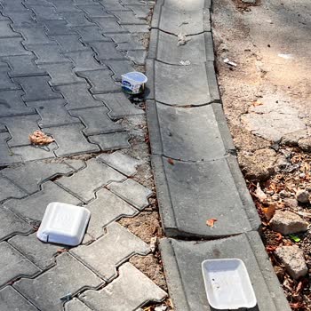 Fethiye Belediyesi Çöplerin Sokağa Dağılması