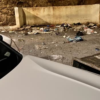 Fethiye Belediyesi Çöplerin Sokağa Dağılması