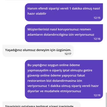 Getir Yanlış Adres Bilgisi Nedeniyle İptal Edilmeyen Sipariş