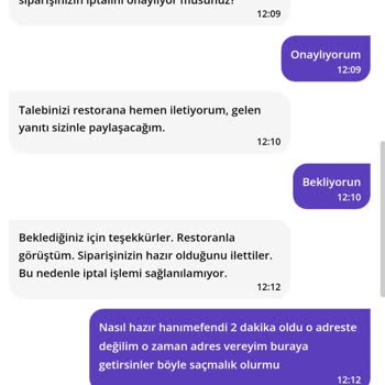 Getir Yanlış Adres Bilgisi Nedeniyle İptal Edilmeyen Sipariş