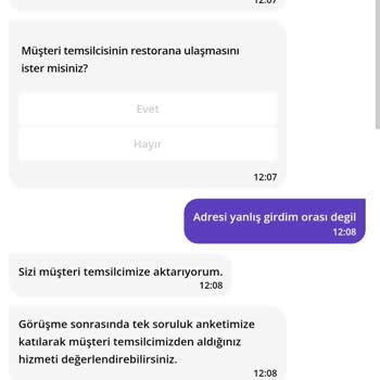 Getir Yanlış Adres Bilgisi Nedeniyle İptal Edilmeyen Sipariş