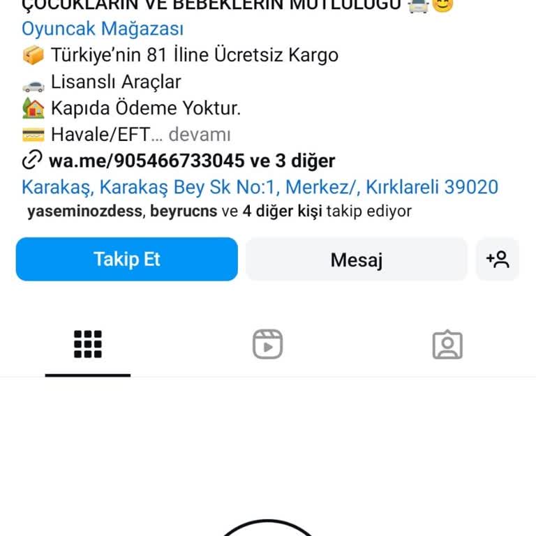 Bebe. Shop. Garage Instagram Akülü Araba Yanıltmacası