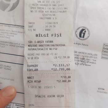 Xiaomi Redmi Pad Pro Ocean Blue Kusurlu Ürün