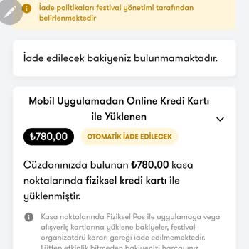İstanbul Kültür Sanat Vakfı Bozcada Caz Festivali İade Edilmeyen Ödeme