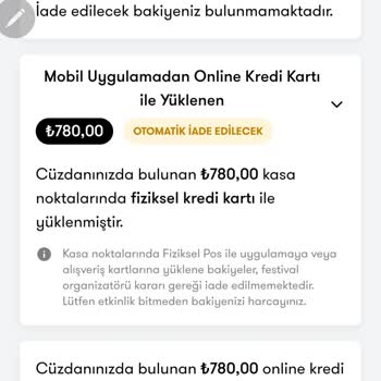 İstanbul Kültür Sanat Vakfı Bozcada Caz Festivali İade Edilmeyen Ödeme