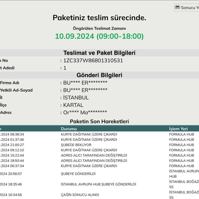 UPS Türkiye Kadar Lakayıt Firma Olamaz!