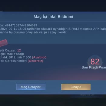 Mobile Legends Sürekli Kredi Puan Kesintisi