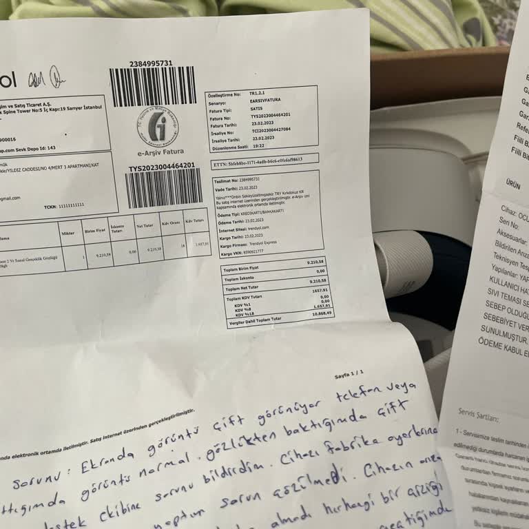 Trendyol'a Gönderdiğim Ürün Yerine Başkasının Arızalı Ürünü Geldi