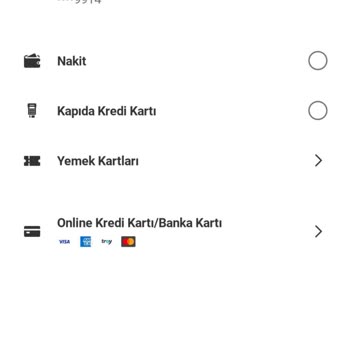 Yemeksepeti Ödeme Yönteminde Oluşan Sorun