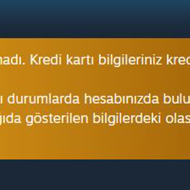 İninal Kart Ödeme İşleminiz Tamamlanmadı