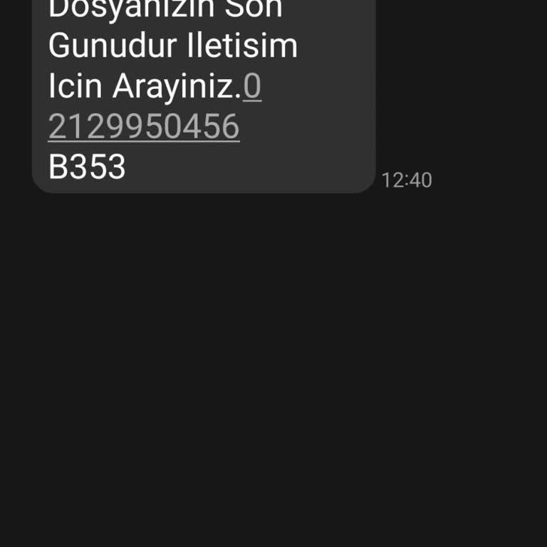E.UZLASMA (SMS) E Uzlaşma SMS!