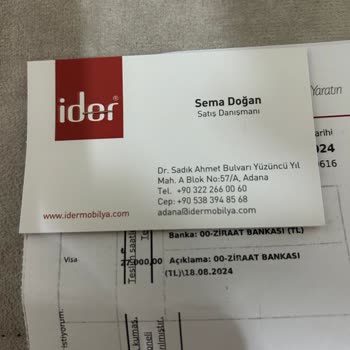 İder Mobilya Ürün Teslim Edilmemesi