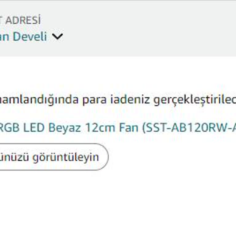 Amazon.com.tr Tarafından 2.5 Aydır Yapılamayan Para İadesi.