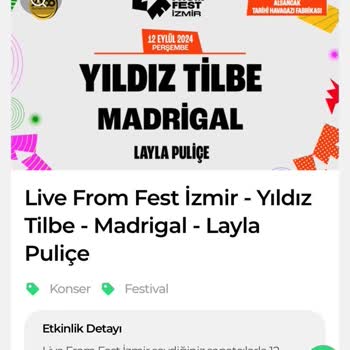 Passo Etkinlik Sanatçı İptali