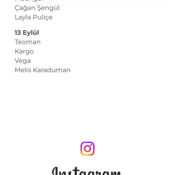 Passo Etkinlik Sanatçı İptali