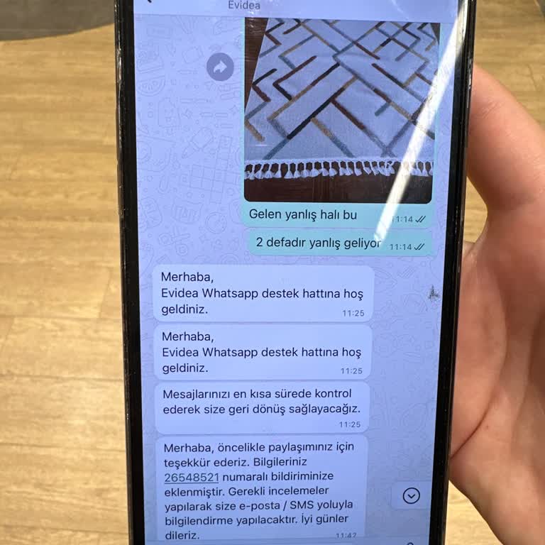 Evidea Yanlış Halı Mağduriyeti