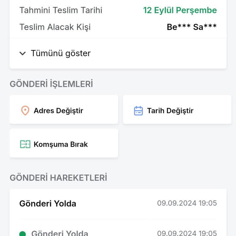 Trendyol Express Kargom Yok Oldu