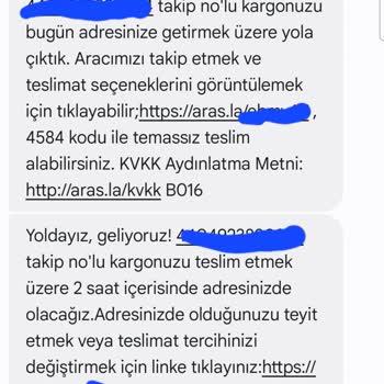 Aras Kargo Burhaniye Şubesi Kargomu Getirmiyorlar