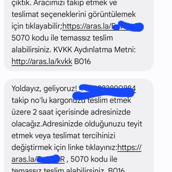 Aras Kargo Burhaniye Şubesi Kargomu Getirmiyorlar