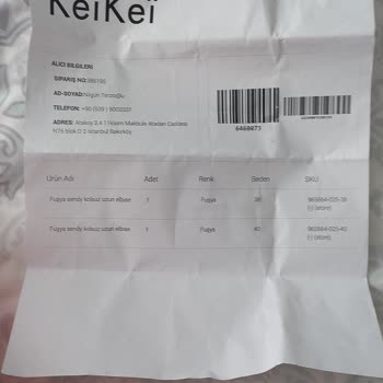 Keikei Ürün İade Yapamıyorum