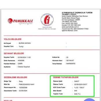 Rötar Sebebi İle Gerçekleşmemiş Yolculuğun Ücret İadesi (Kamil Koç)