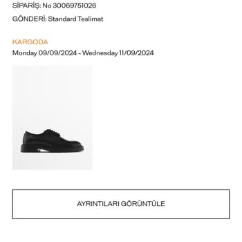 Massimo Dutti Online Ürün Gelmedi