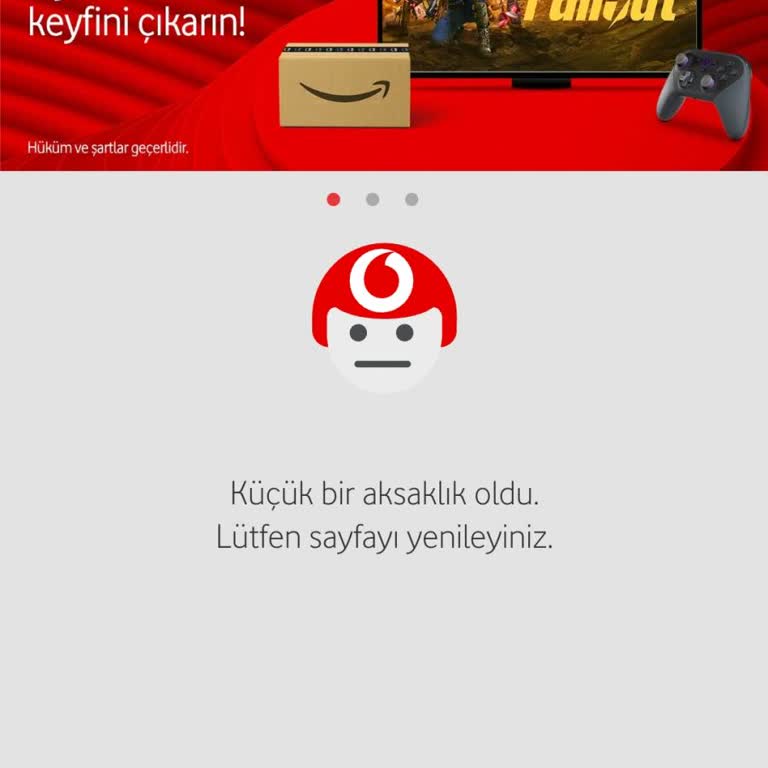 Vodafone FreeZone Amazon Prime Üyeliği Sorunu