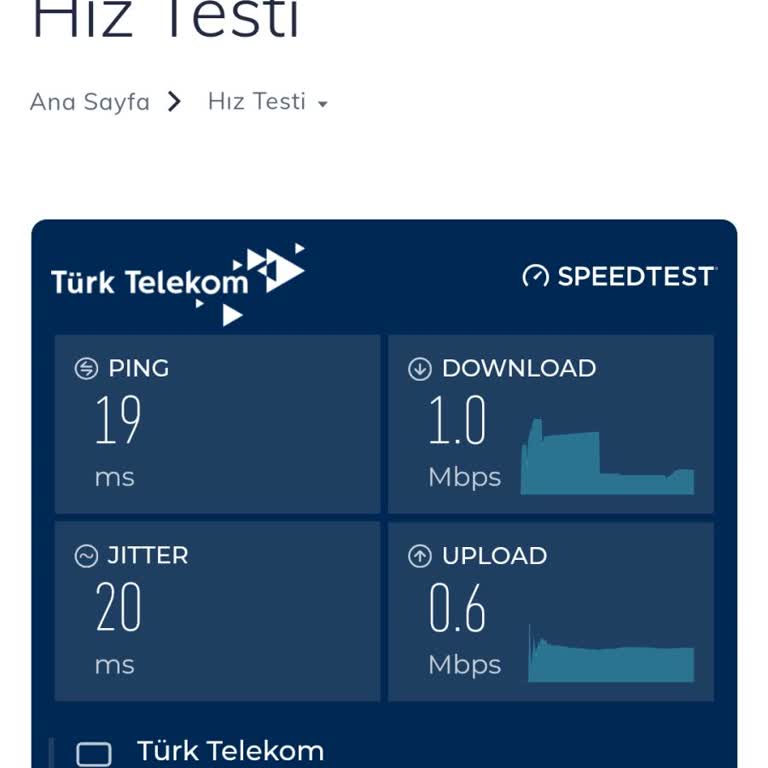 Türk Telekom Mobil İnternet Hızı Çok Yavaş
