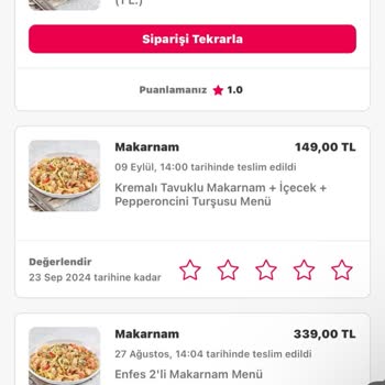 Yemek Sepeti Sipariş Oluşturmadığı Halde Para Çekmesi