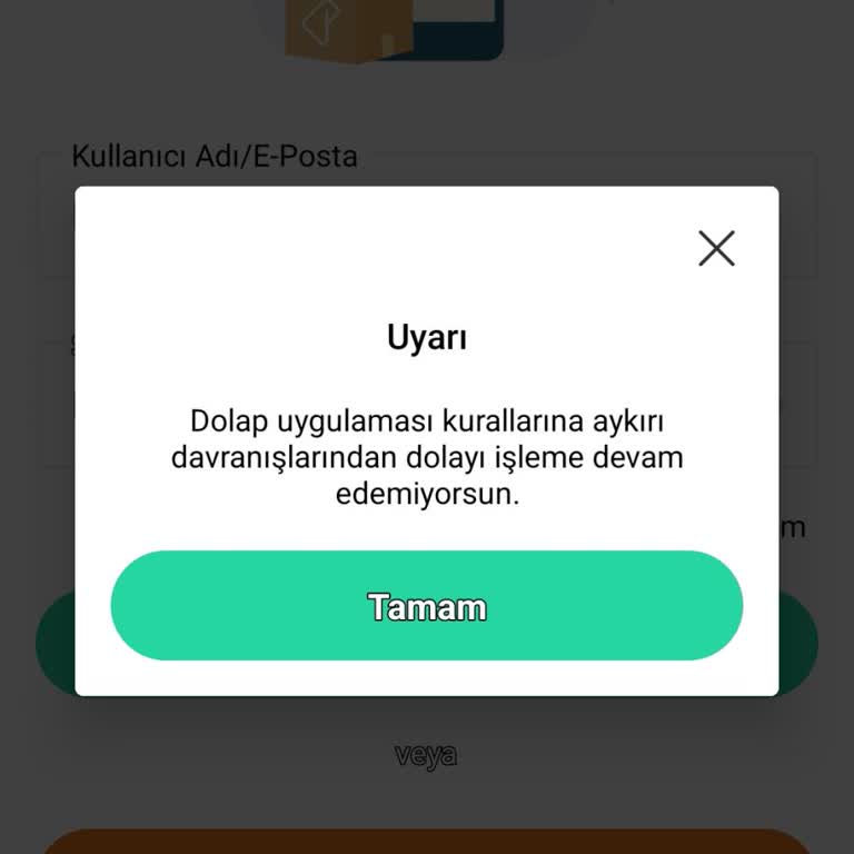 Dolap Bir Anda Kapatılan Dolap Sayfası