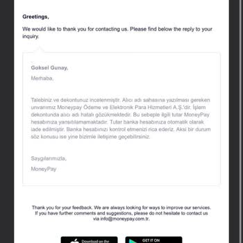 MoneyPay Borç Kapatma Sorunu Ve Yanıltıcı Bilgilendirme